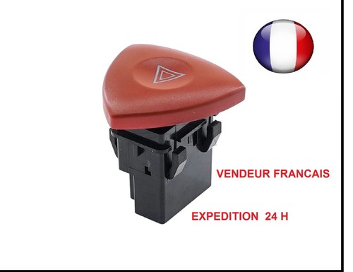 Bouton warning commande feux - bouton,