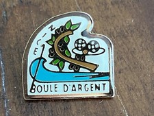a  PINS PIN ENAMEL SPORT PETANQUE BOULE D'ARGENT NICE
