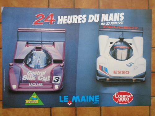 Affiche originale 24h mans - originale,