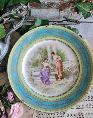 Ancienne assiette porcelaine - ancienne,