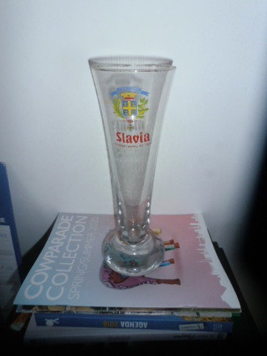 Verre slavia pied - verre, boule
