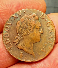 Louis XV , sol à la vieille tête 1771 V Troyes! 10,96 g