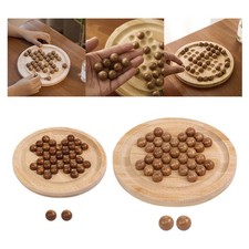 Jeu d'échecs en bois avec 33