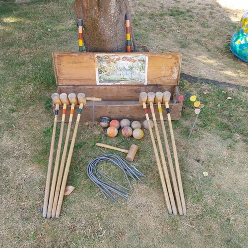Ancien jeu croquet 8 - ancien,