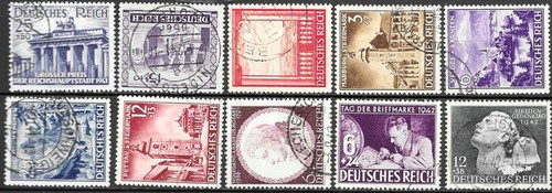 Timbres 1941 allemagne - timbres,