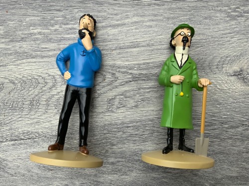 Lot deux figurines - hergé,