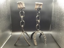 # Paire de Bougeoir Acier et