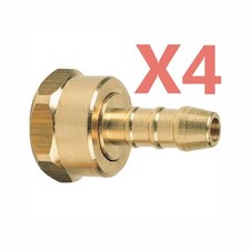Lot de 4 raccords gaz 2