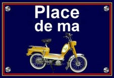 plaque " PLACE DE MA 104