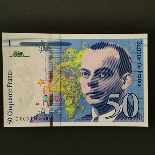Billet francs saint exupery - francs,