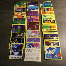 SONIC 1994 - Lot de 6 images Stickers panini  au choix!!