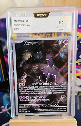 Carte pokémon gradée - pokémon, mewtwo
