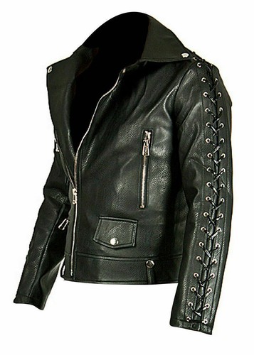 Blouson motard cuir - blouson,