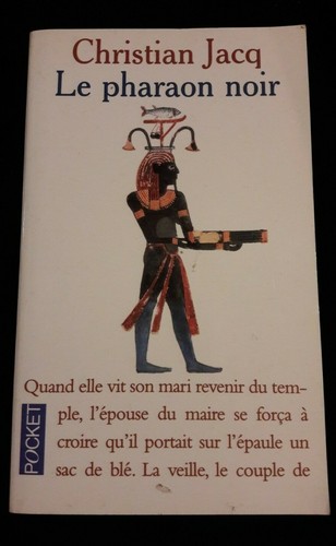 Pharaon noir christian jacq - noir,