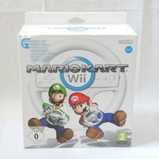 MARIO KART WII COFFRET AVEC VOLANT JEU COURSE CONSOLE NINTENDO WII / PAL FRA