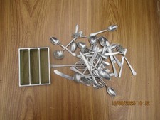 DINETTE ANCIENNE LOT DE COUVERT COUTEAU CUILLERE LOUCHE ETC