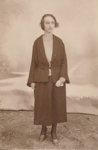 Portrait jeune fille albumine - portrait,