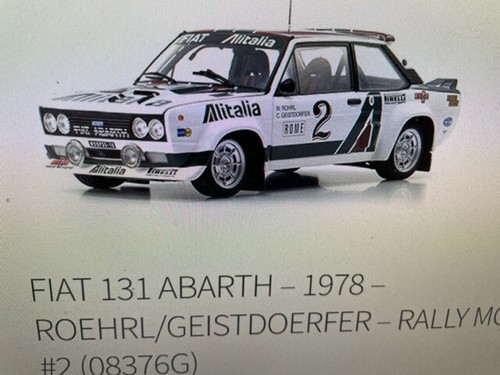 Kyo8376g0 fiat 131 - abarth, 1978