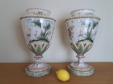 Paire De Grandes Potiches 