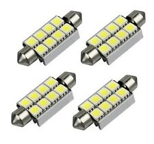 4x Ampoules LED 42mm Canbus Blanc Veilleuses 6000k Lampes Navettes 8 SMD 12V