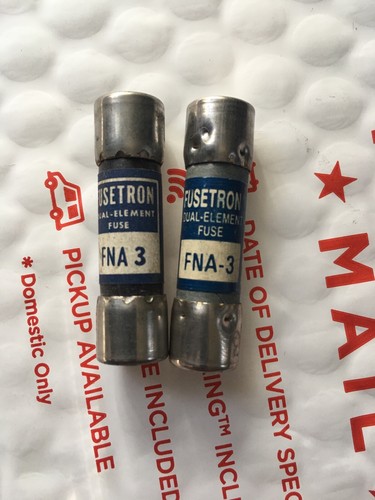 Lot bussman fusetron fna3 - lot,