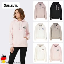 Sublevel Sweat à capuche femme avec impression popcorn amusante et inscription E