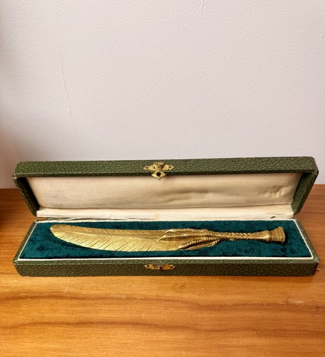 Coupe papier ancien bronze - coupe-papier,