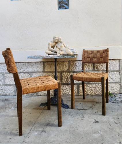 Paire chaises vintage 1930 - chaises,