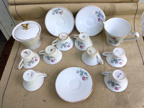 Tasse soucoupe sucrier ancien