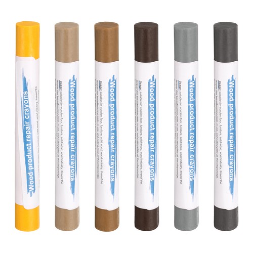 6pcs bâtons bois - 6, couleurs