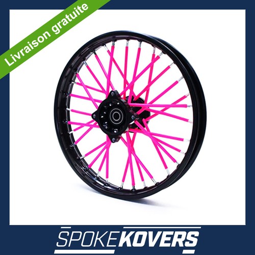 Couvre rayon rose dirt bike - rayon,