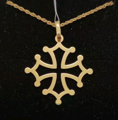 Pendentif chaîne 18k - pendentif,