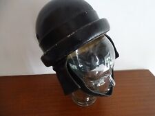 casque de tankiste Italien ,1956 cuir , super état