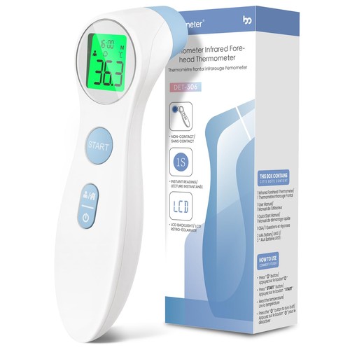 Thermomètre frontal bebe - frontal, et