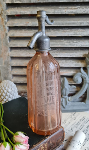 Ancien siphon rose eau de - siphon,