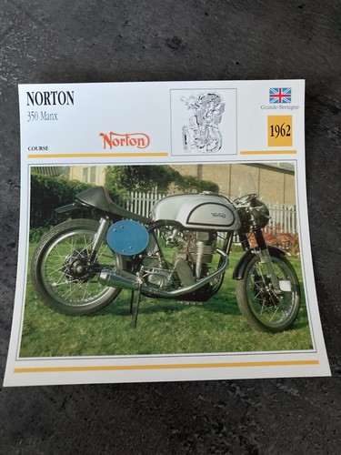Carte fiche moto collection - carte,