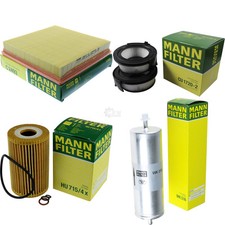 MANN-FILTER Set Air Intérieur Huile Carburant pour BMW 3er Cabriolet E36 318i Co