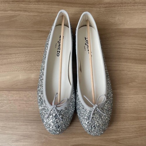 Repetto silver ballet shoes - repetto,