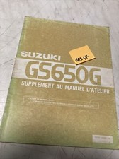 Suzuki GS650G Z Katana GS 650 supplément revue technique moto manuel atelier