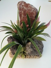 Decoration d'aquarium roche volcanique sable plante artificielle roche ornement 