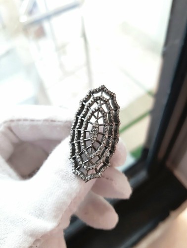 Diamant pavé bague - diamant, 925