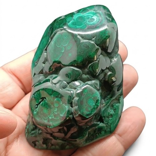 Malachite polie 211 congo - polie,