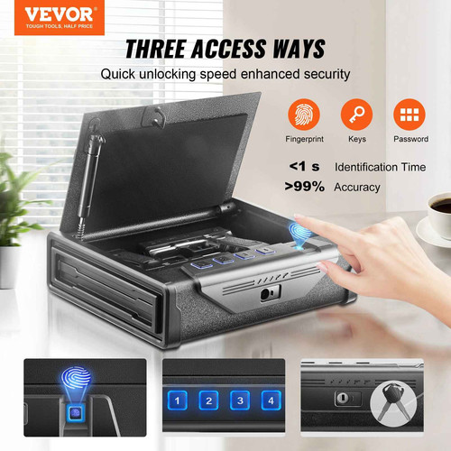 Coffre fort pistolet vevor - fort,