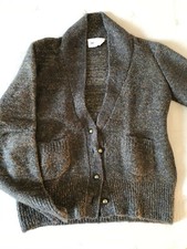 VANESSA BRUNO ATHE OLIVE GOLD MULTI MOHAIR WOOL SHAWL 4 6 S M SWEATER TOP MARANT