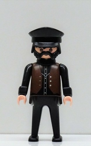 Playmobil chef gare - chef, gare,