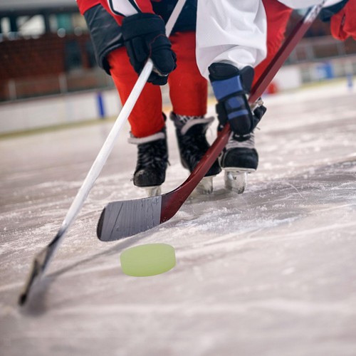 Hockey puck glow dark - hockey,