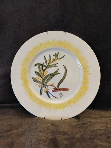 Grande assiette murale - , en