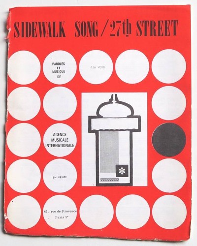 Partition vintage sheet - , music