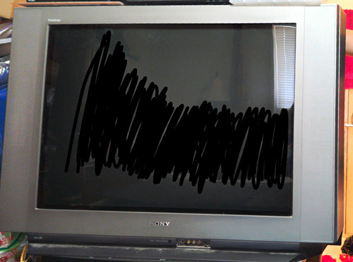 Sony trinitron gray crt - sony,