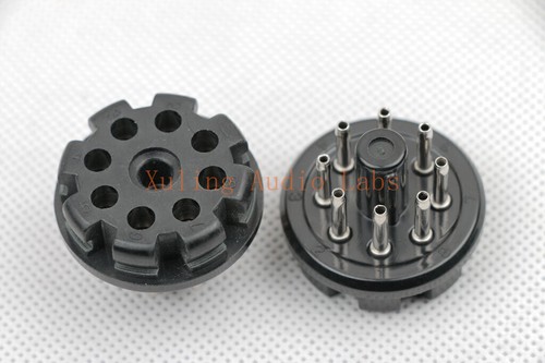 10pc bakelite octal 8pin - , tube
